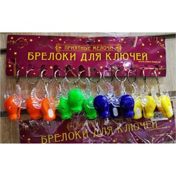 Брелок светящийся Бык Символ 2021 года 120 шт/уп - фото 155990