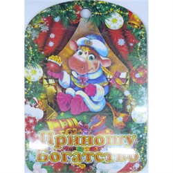 Деревянные разделочные доски Бык Символ 2021 года - фото 156158