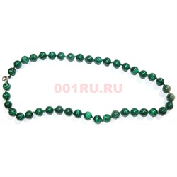 Бусы 12 мм из малахита 46 см - фото 158498