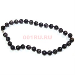 Бусы 18 мм из аметиста 46 см - фото 158526