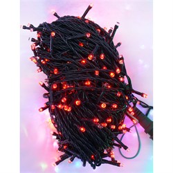 Гирлянда новогодняя LED красная 15 м - фото 160799