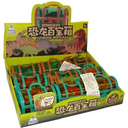 Dinosaur Amazing Expedition сундучок с игрушками 9 шт/уп - фото 161369