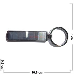 Брелок для гравировки длинный 6,5x1,5 см матовый 12 шт/уп - фото 162097