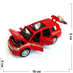 Игрушечная машинка красная Toyota - фото 167962