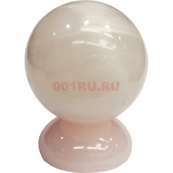 Шарик из розового оникса 6 см 2,5 дюйма - фото 168402