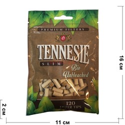 Фильтры сигаретные Tennesie Bio Unbleached 120 шт Slim - фото 171680