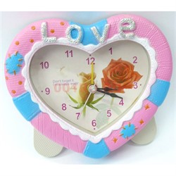 Часы-будильник LOVE настольные 168 шт/кор - фото 172479