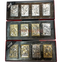 Зажигалка бензиновая Jantai в ассортименте, цена за 4 шт - фото 174951