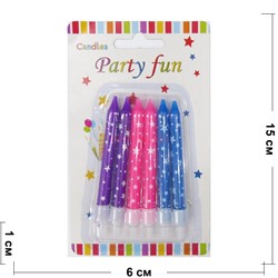 Набор свечей (6948) Party Fun 576 шт/кор - фото 175518