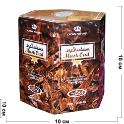 Масляные духи Al-Rehab «Musk Oud» 6 мл масло парфюмерное 6 шт/уп - фото 175978
