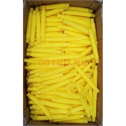 Трубка поп тьюб антистресс 14x2 см желтая 1000 шт/кор - фото 176082