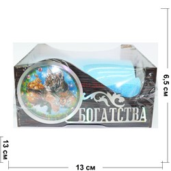 Салфетница деревянная Богатства Тигр Символ 2022 года - фото 178240