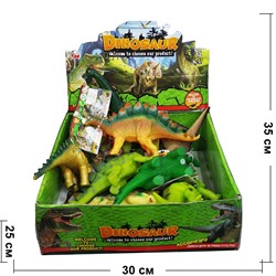 Динозавры со звуком Dinosaur 12 шт/упаковка - фото 184956