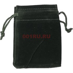 Чехол подарочный замша 20x30 см черный 25 шт/уп - фото 185008