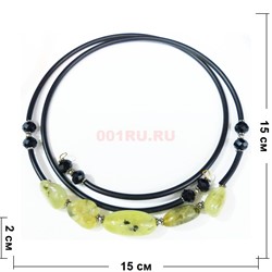 Чокер из пренита 15 см - фото 187660