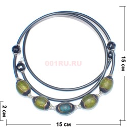 Чокер из муранского стекла 15 см - фото 187694
