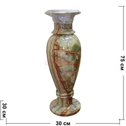 Ваза из оникса 75 см (10x30 дюймов) из афганского оникса - фото 189540