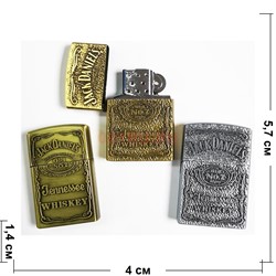 Зажигалка газовая Jack Daniel's (стилизация под бензиновую) 25 шт/бл - фото 191472