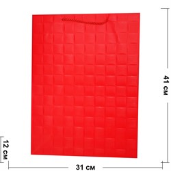 Пакет подарочный текстурный 31x41x12 см 20 шт/упаковка (MC-6229) вертикальный - фото 194306