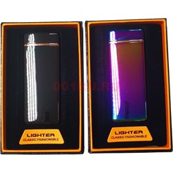 Зажигалка USB (21-37) двойной разряд электроимпульсная 2 цвета - фото 194967