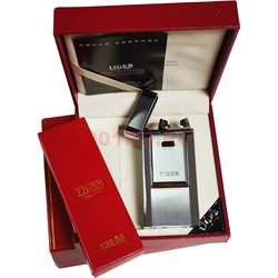 Зажигалка Tiger разрядная "металл" с зарядкой от USB (J-01-900) - фото 194971