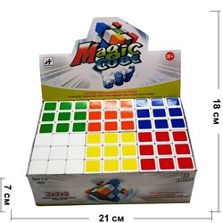 Кубик Головоломка 7 см Magic Cube 6 шт/уп - фото 195540