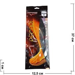 Стельки Tarrago Insoles кожаные Pecari угольные размер универсальные - фото 198493