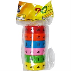 Головоломка Цифры магнитная в пакетике 6x3 см - фото 199200