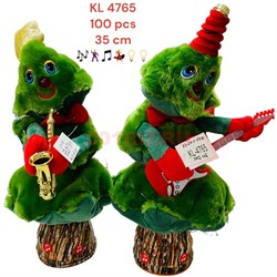 Музыкальная игрушка Елка (KL-5332) высота 38 см - фото 201148