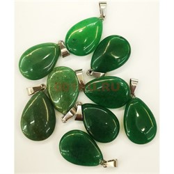 Семечка подвеска 1,5x2,5 см из хризопраза (цена за 1 шт) - фото 202656