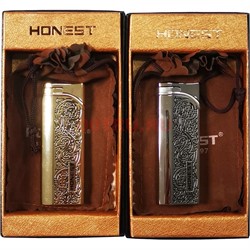 Зажигалка газовая Honest с узорами в ассортименте (HL-4639) - фото 202868