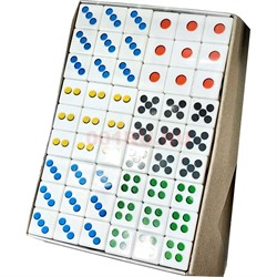 Кубик головоломка «игральная кость» 6 шт/упаковка - фото 203702