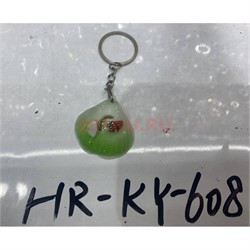 Брелок для ключей (KY-608) ракушка с ракушками и водорослями 12 шт/упаковка - фото 204082