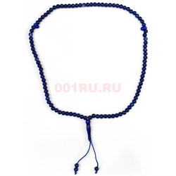 Четки мусульманские 99 бусин (CK-195) под лазурит 6 мм 12 шт/упаковка - фото 205786