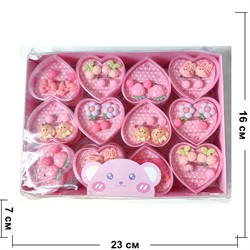 Сережки детские в коробочке 36 шт/упаковка (N-47) - фото 213695