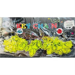 Брелок светоотражающий (KY-254) самолет 120 шт/упаковка - фото 215054