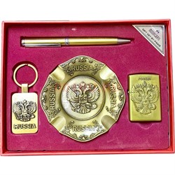 Набор подарочный Moongrass «ручка, брелок, пепельница, зажигалка» - фото 215653