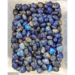 Сердце 15x15 мм из лазурита - фото 215699