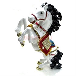 Шкатулка со стразами Лошадь на дыбах (QF-4561) - фото 218466