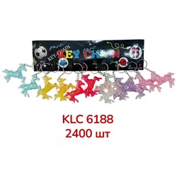 Брелок пластмассовый (KLC-6188) Лошадь цветная символ 2026 года 120 шт/блок - фото 221426