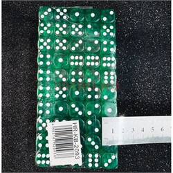 Кости кубики игральные 14 мм (HR-KB-2093) цвета в ассортименте 100 шт/упаковка - фото 223208