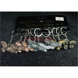 Брелок металлический (KY-896) орел 3 цвета 12 шт/упаковка - фото 225879