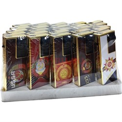 Зажигалка газовая турбо «СССР USSR» 25 шт/упаковка - фото 225964