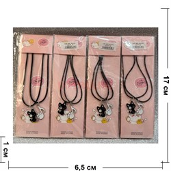 Подвески парные (BS-B320) котик и лапка 12 пар/упаковка - фото 227319