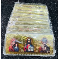 Иконка (KN-G-371) на липучке тройная 12 шт/упаковка - фото 227833