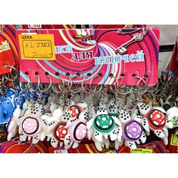 Брелок резиновый (KL-2353) черепаха 120 шт/упаковка - фото 228013