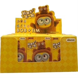Брелок подвеска игрушка Миньоны с карточками 6 шт/упаковка - фото 228421