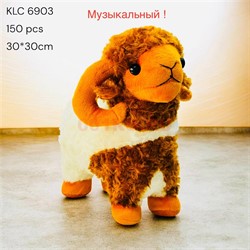 Игрушка музыкальная 30 см Козел Баран (6903) символ 2027 года - фото 228897