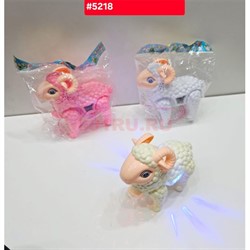 Игрушка Баран со звуком музыкальный светящийся на батарейках (5218) - фото 229319