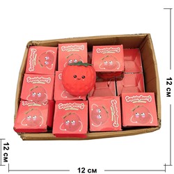 Игрушка сквиши Клубника большая 12 см - фото 229371